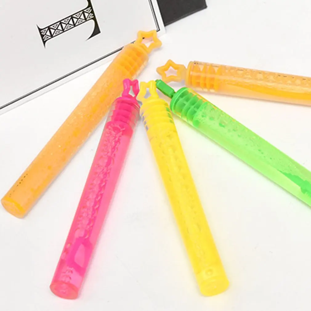 Горячая красочная детская Волшебная пузырчатая палочка воздуходувка летние