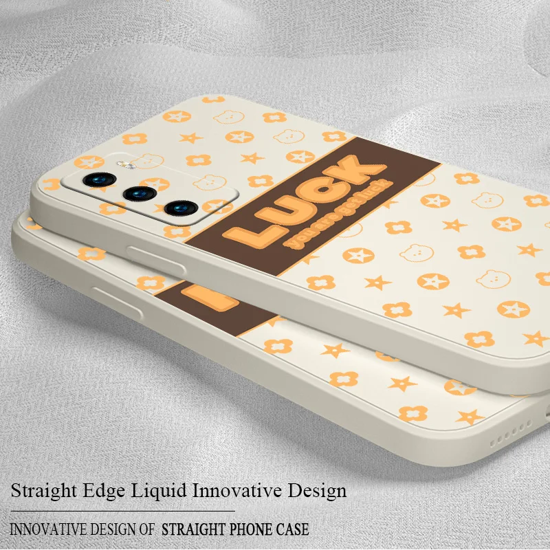 

Rich Letters Square Soft Case For Huawei P40 P50 P30 P20 Pro Lite Mate 40 30 20 Pro Lite Nova 5t Y7A Silicone Phone Cover Case