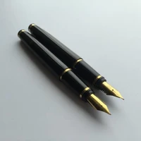 new huashi 90 fountain pen fine black gold clip nib 0 5mm student office practice supplies writing pens stationery gift suppily
