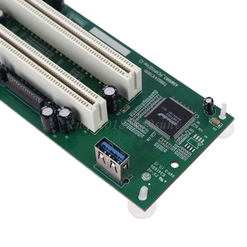 

PCI-Express to Dual PCI Adapter X16 PCIe Slot Expansion Card USB 3.0 Cable Add on Cards Converter TXB024