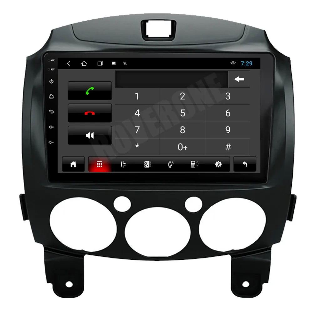 Автомобильная Мультимедийная система RoverOne для Mazda 2 2007 2012 Android 10 четырехъядерный