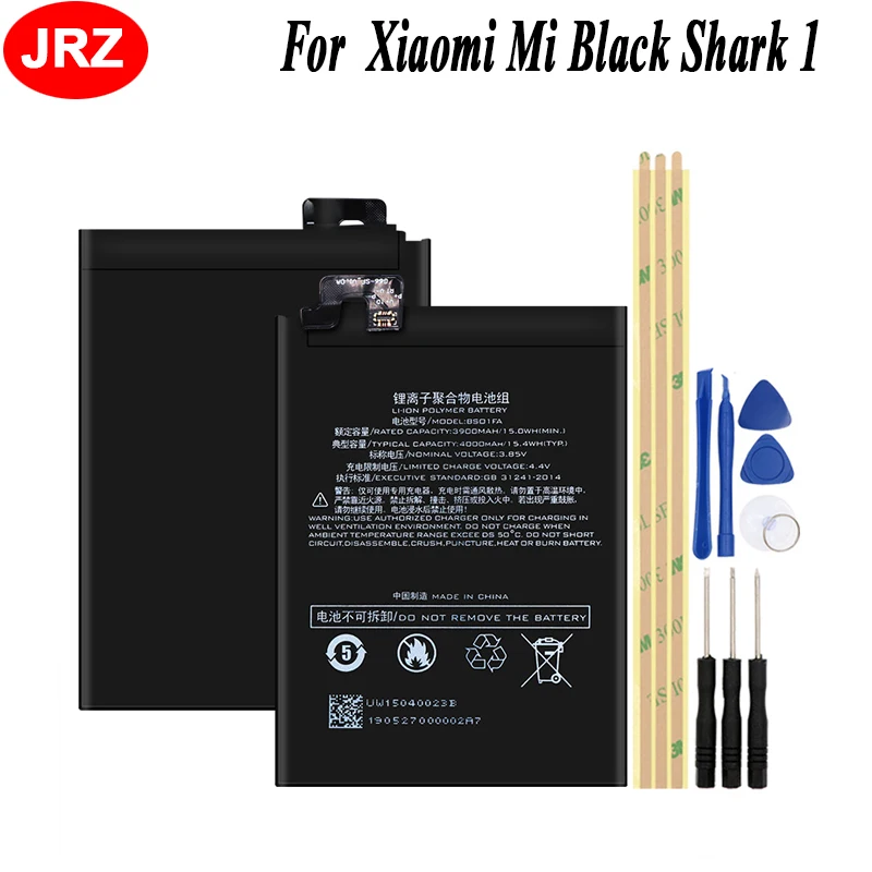 

Аккумулятор BSO1FA для XiaoMi Black Shark 1 SKR-A0, аккумулятор 3900 мАч мобильный телефон, сменный аккумулятор, аккумулятор + Инструменты