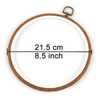 sewing tool round wooden sewing embroidery hoops frame set plastic embroidery hoop rings for diy needlework sewing accessories