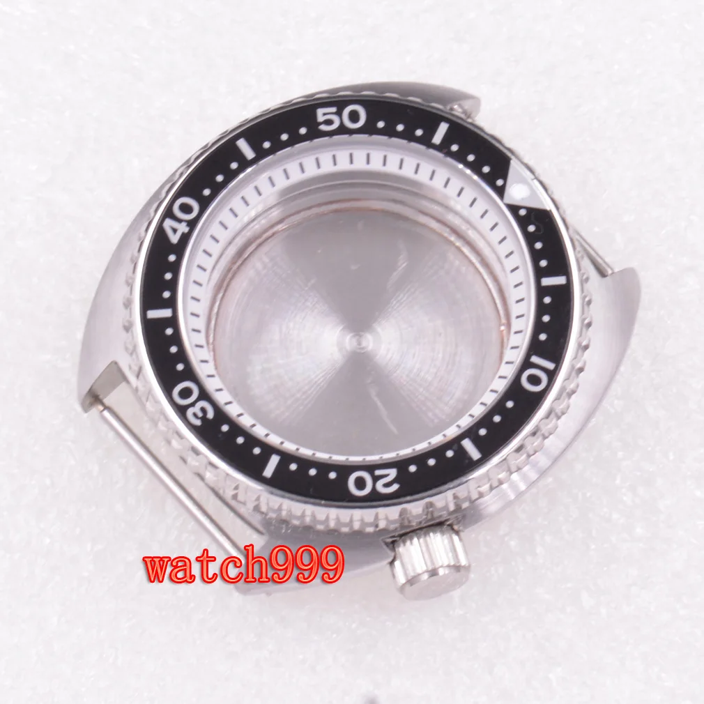 Серебристый стерильный Чехол 45 мм черный красный синий Безель сапфировое стекло