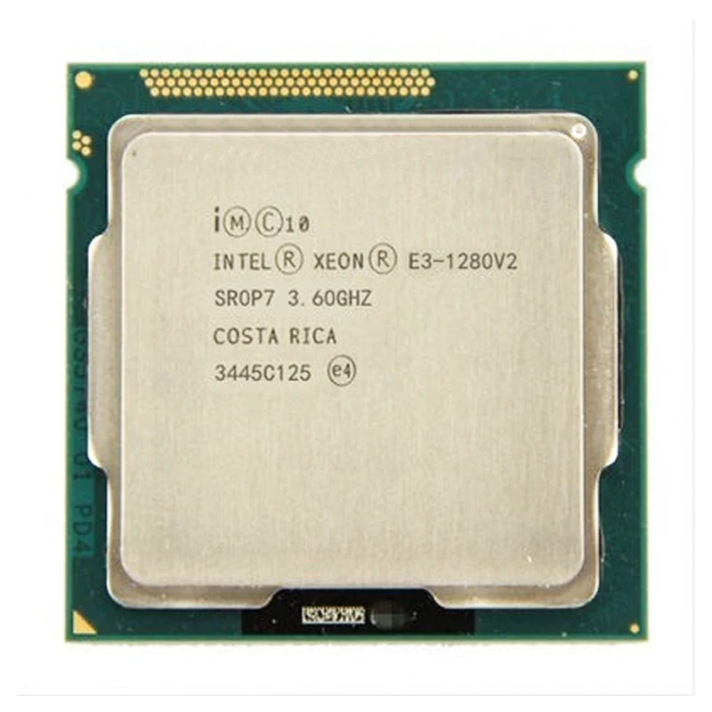 Процессор Intel Xeon E3-1280 V2 e3 1280 v2 8 Мб кэш-памяти четырехъядерный процессор 3 6 ГГц LGA1155