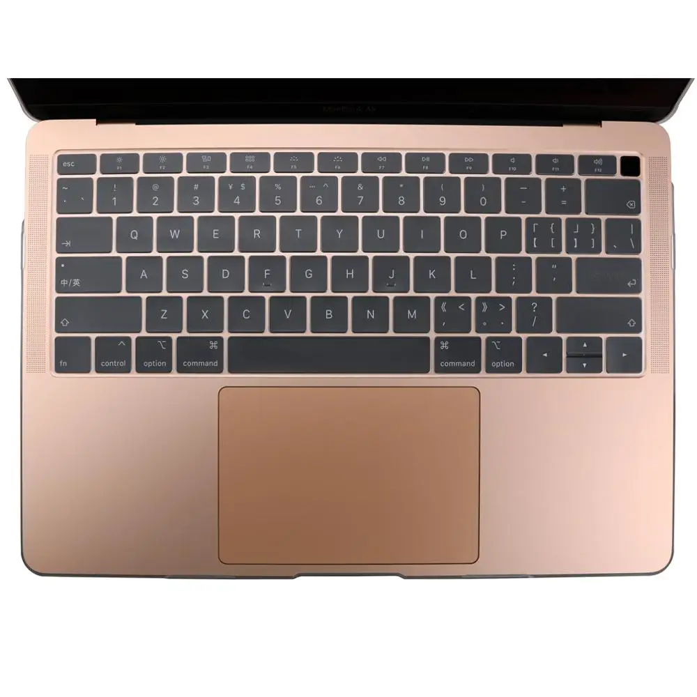 ТПУ Клавиатура чехол для Macbook Air 11 12 13 Pro 13 15 retina тонкая Сенсорная панель матовый прозрачный чехол