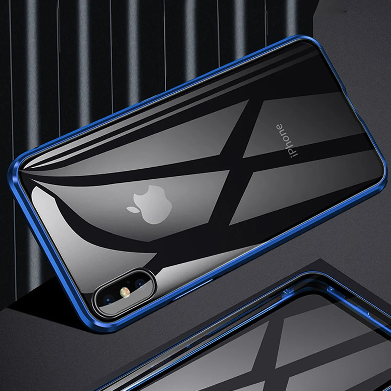 phone Double cases no the for iphone apple xsmax x s r xs case ip aphone aifon xr rx sxmax xsmas sx bumper 360 full cover | Мобильные