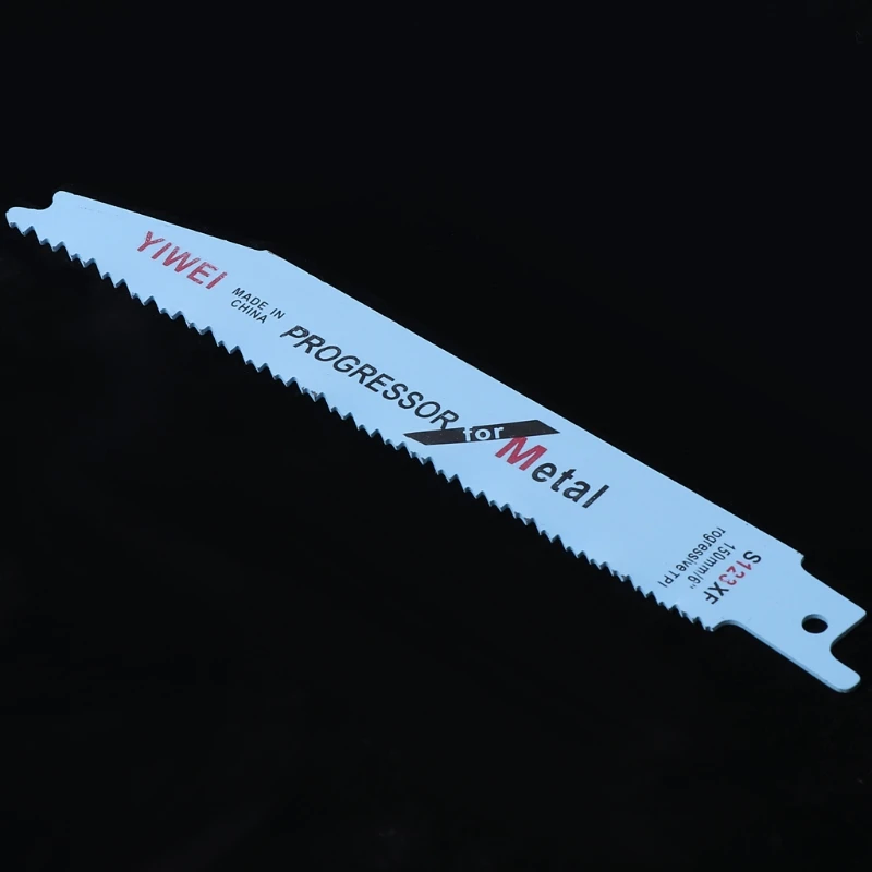 

5 Pcs 152mm 6\" Progressor Reciprocating Saw Blades S123XF For Metal Cutting