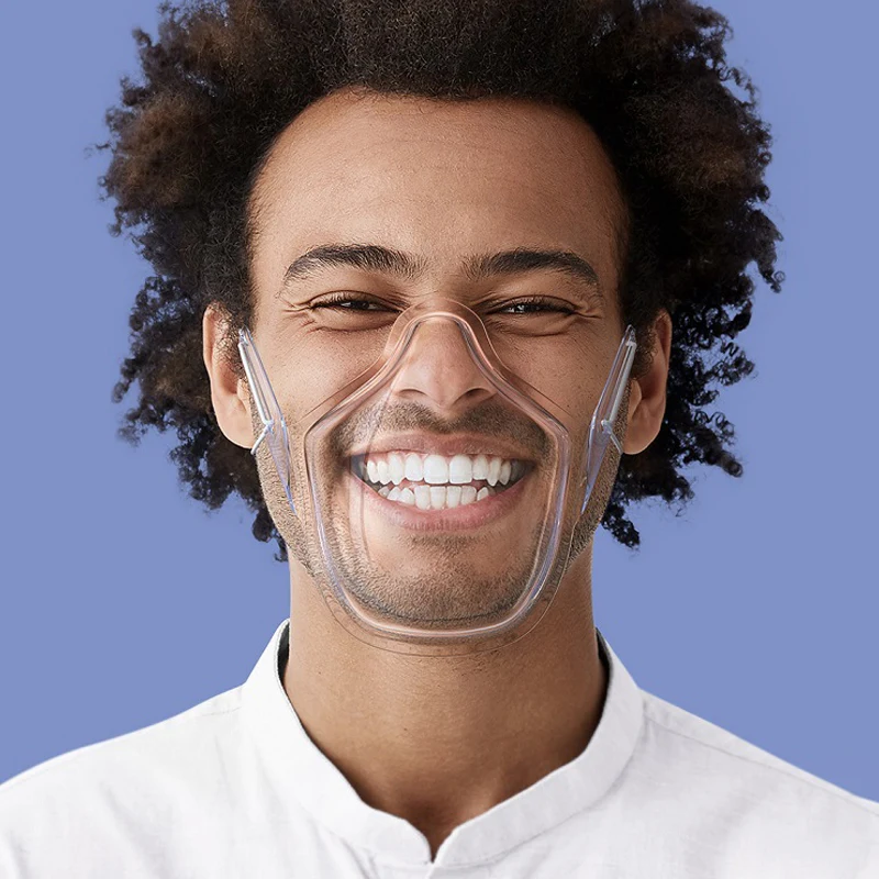 

Transparent Masks Permanent Anti Fog Catering Food Hotel Plastic Kitchen Restaurant Masks Face Shield Shield Mask For Face Cover