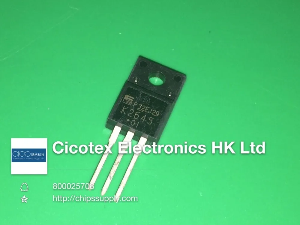 10 шт./лот 2SK2645 01MR K2645 TO220F n канальный MOS FET ЖК дисплей выключатель питания 600 в 9A
