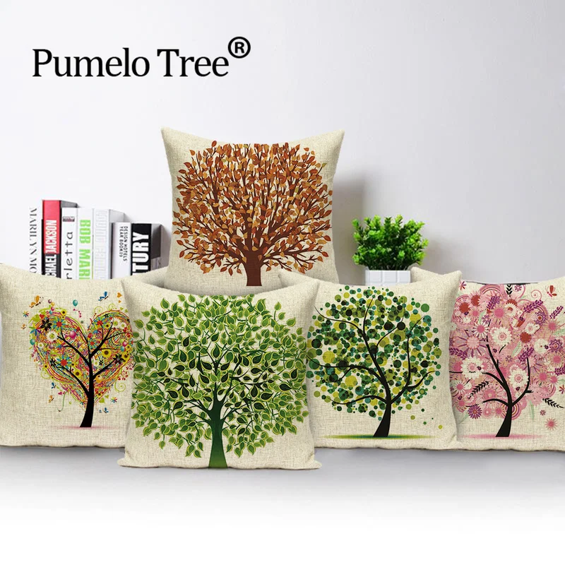 

Марокканские Чехлы для подушек, сезон с деревьями, декоративный чехол для домашнего декора, чехол для подушек, Kissen