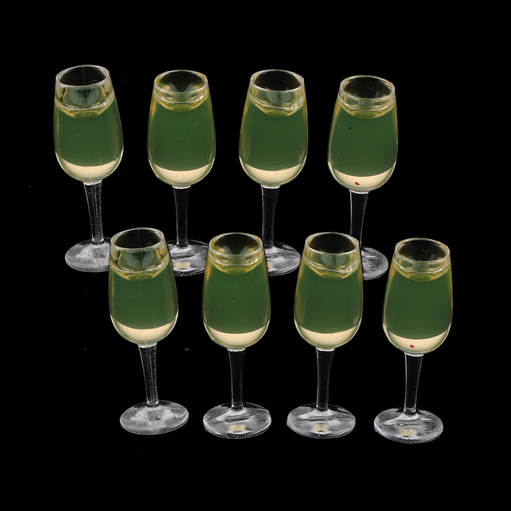 8 шт. Миниатюрные аксессуары для кукольного домика 1/12