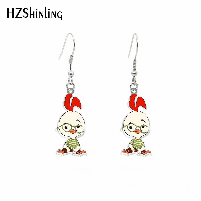 Висячие серьги курица из мультфильма Disney | Украшения и аксессуары