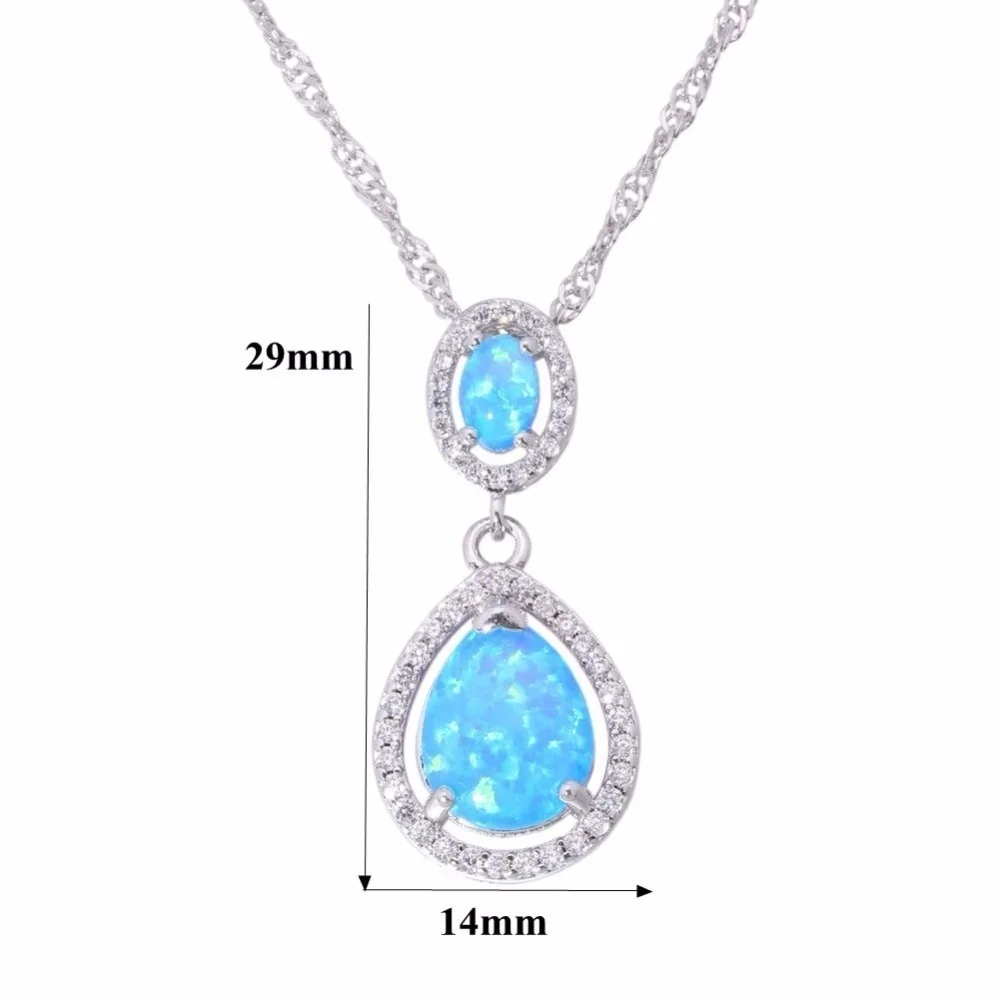 Капля воды модное изысканное ожерелье очарование Женский первый выбор Эфирное |