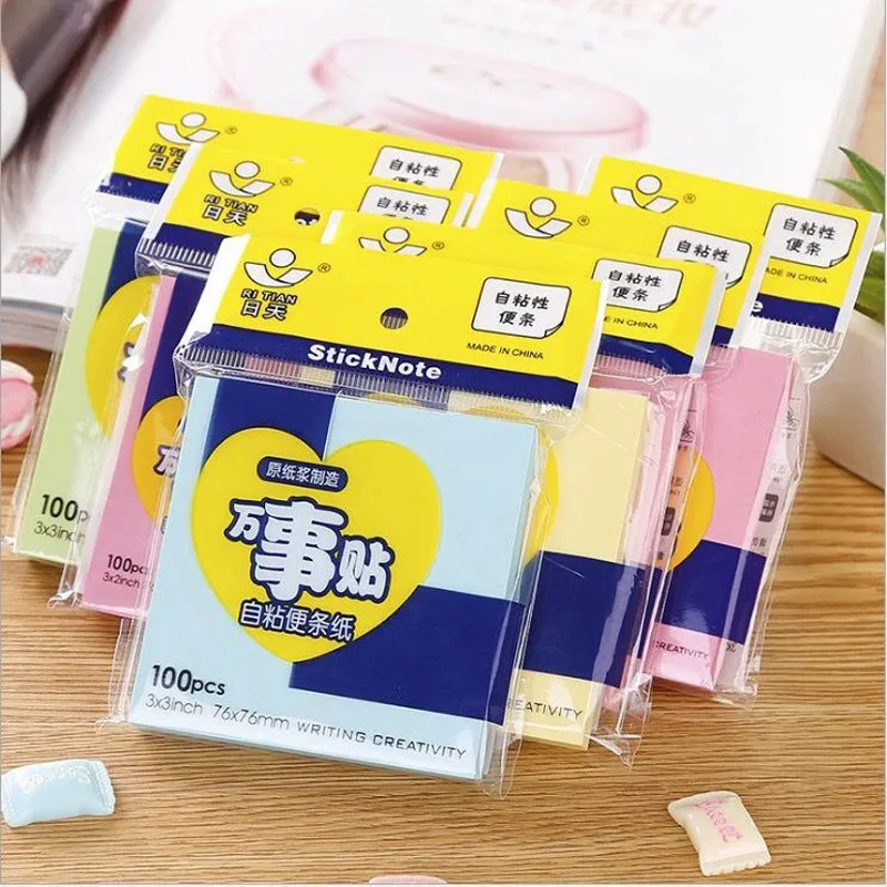 

Day-to-day spot convenient paste color office stationery creative notes can tear students index stickers