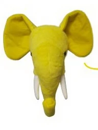 2021 плюшевый слон оптовая продажа в стиле ins набивная голова животного настенное