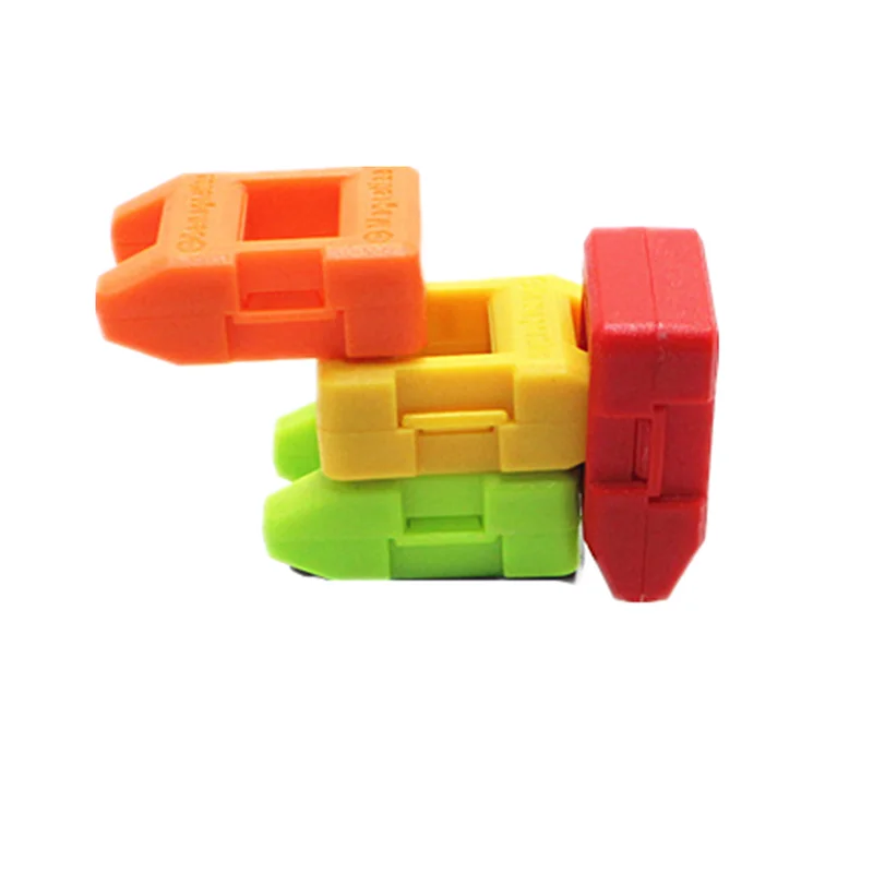 orange 1pc 1 шт. намагничатель инструмент для размагничивания отвертка скамейка биты гаджет Удобный Намагниченный драйвер быстрое магнитное размагничивание - Цвет: orange 1pc