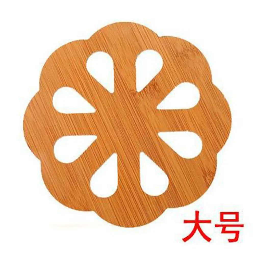 1 шт. коврик для кастрюль чаши деревянный мультяшный изоляционный подложка