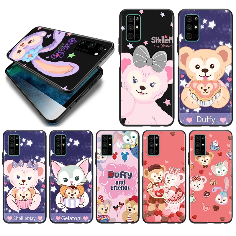

Duffy Disney Bear For Honor Play 3E 5 5G 5T 8S 8C 8X 8A 8 7S 7A 7C MAX Prime Pro 2019 2020 Silicone Black Phone Case