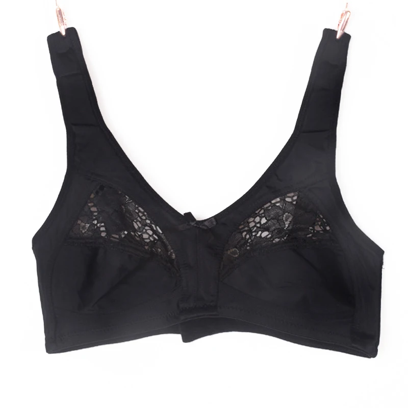 Для женщин хлопок без подкладки полный охват Поддержка бюстгальтер косточек