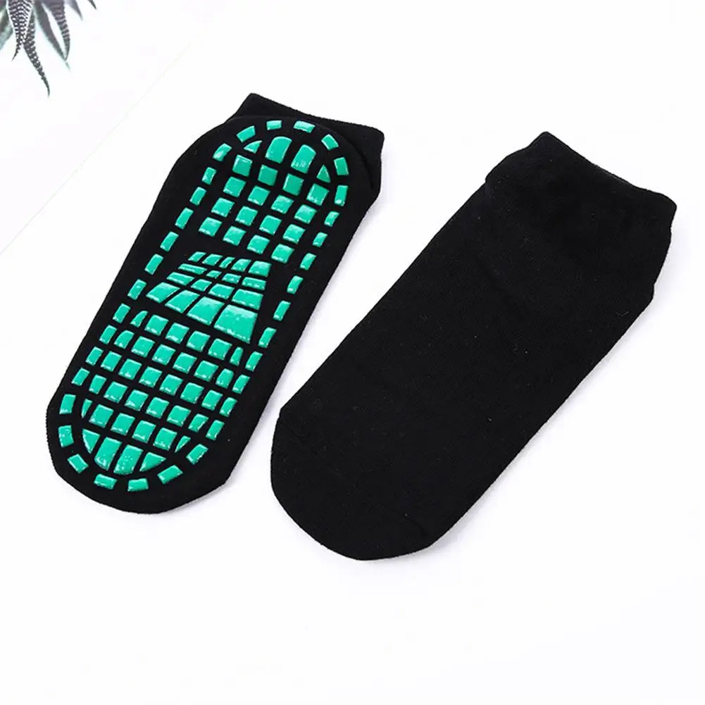 Anti-slip Sports Socks Trampoline Socks Cushioning Bandage Pilates Ballet Good Grip Non Slip Men And Women Cotton Socks P4