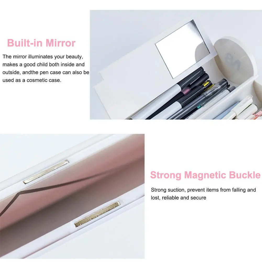 Креативный многофункциональный чехол для карандашей большой емкости простые