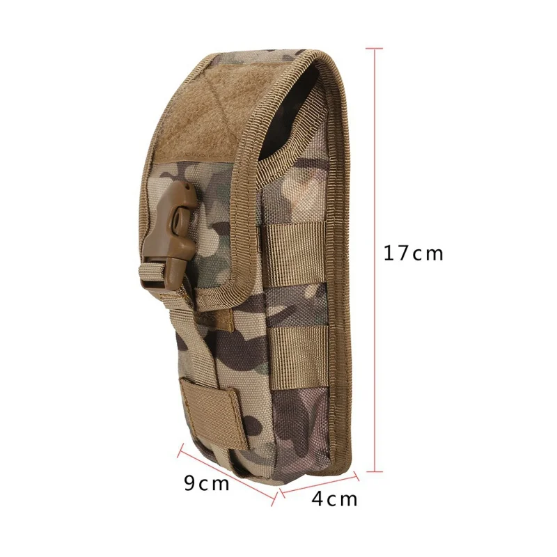 Outdoor Tratical Pouch Molle Pouch Cover Mobile Phone Pouch Military Tactical Camo Hunting Belt Bag