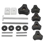 Аксессуары для деревообрабатывающего инструмента GKTOOLS, быстрое крепление, зажим, ручная гайка для Т-образных пазов, Т-образная дорога