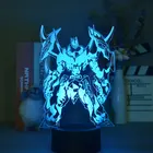 Настольная 3d-лампа в виде робота Gurren Lagann, светодиодный ночник, крутой подарок для фанатов, Прямая поставка светильник для декора комнаты, офиса, спальни, гаджета