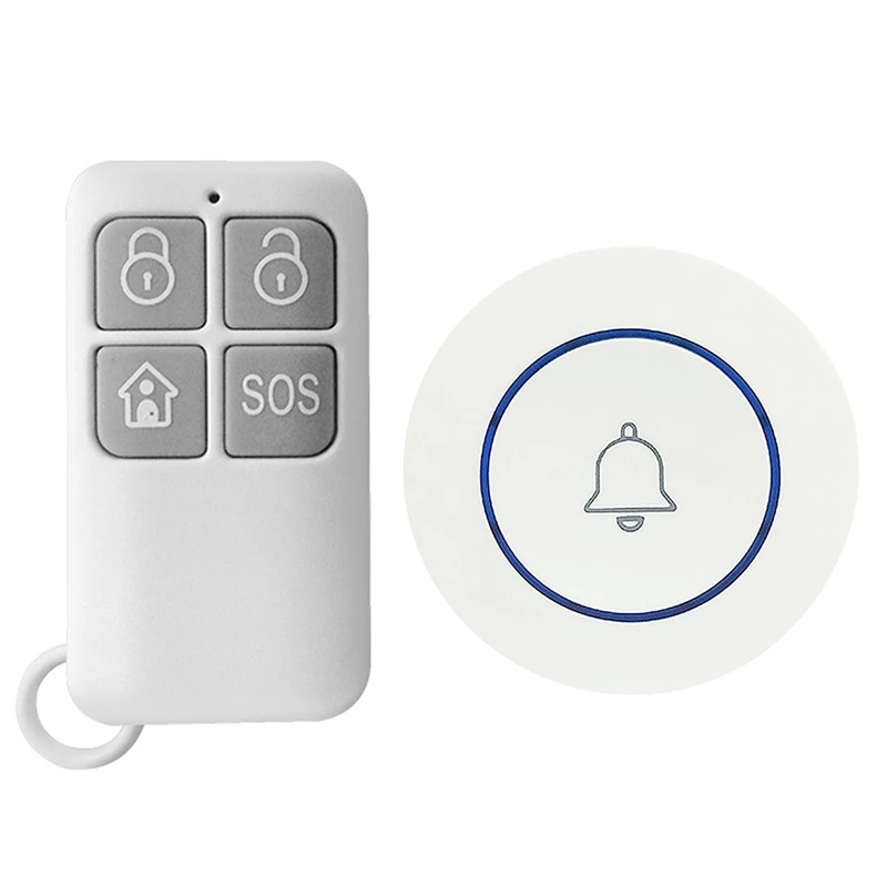 

Burglar Alarm 433Mhz Wireless Remote Control & M6 Doorbell Outdoor Button Wireless Doorbell Smart Wifi Doorbell