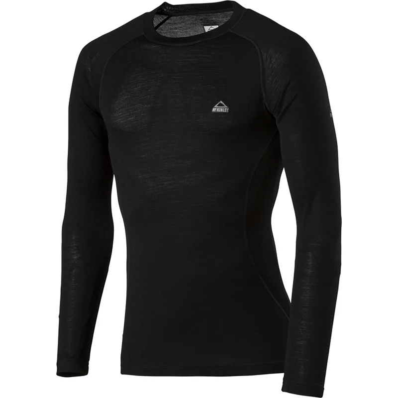100% Merino Wool Base Layer Mens Long Sleeve Thermal Shirt Mightweight 200G Everyday Baselayer Top T-Shirt |