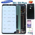 Оригинальный AMOLED S9 дисплей для SAMSUNG Galaxy s9 G960 Lcd S9Plus G965 G965F S9 + ЖК-дисплей сенсорный экран дигитайзер + крышка аккумулятора
