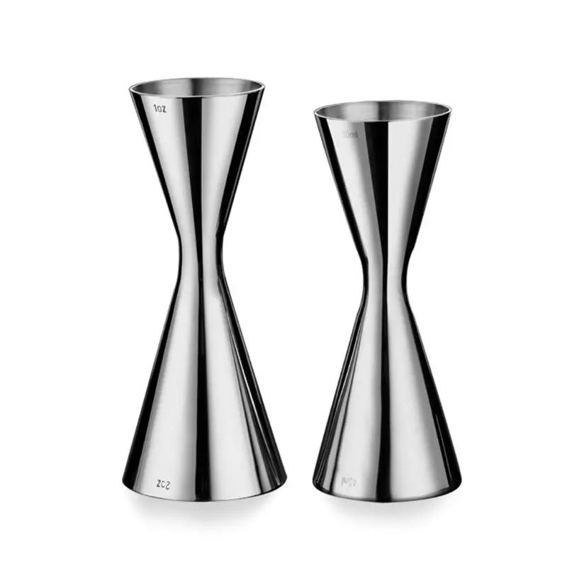 

30/45ml 30/60ml Stainless Steel Cocktail Wine Shaker Measure Cup Double Shot Drink Kitchen Gadgets Tool