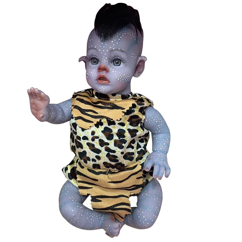 

12inch Mini Reborn Dolls Detailed Painting Realistic Fairy Avatar Dolls Lifelike Real Soft Touch Small Doll Cute Handy Baby