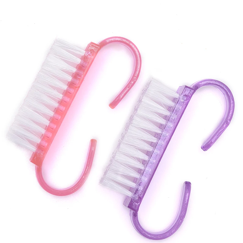 Nail Brush Tools Cleaning Art Care Manicure Pedicure Soft Remove Dust Small Angle Clean For Makeup High Quality | Красота и здоровье