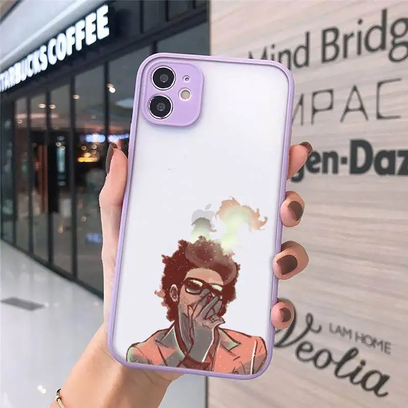 

Rapper The Weeknd XO Phone Cases matte transparent For iphone 7 8 11 12 plus mini x xs xr pro max cover