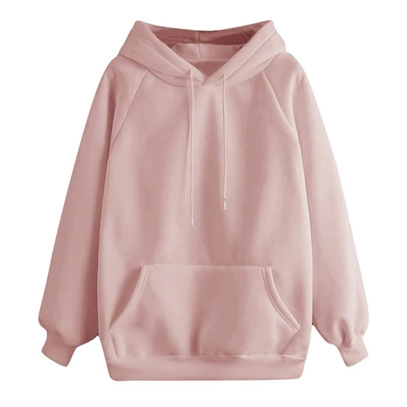 

Hoodie Sweatshirt Women 2020 Spring Autumn Womens Clothes Womens Hooded Hoodies Woman Ladies Front Pocket Sweatshirts