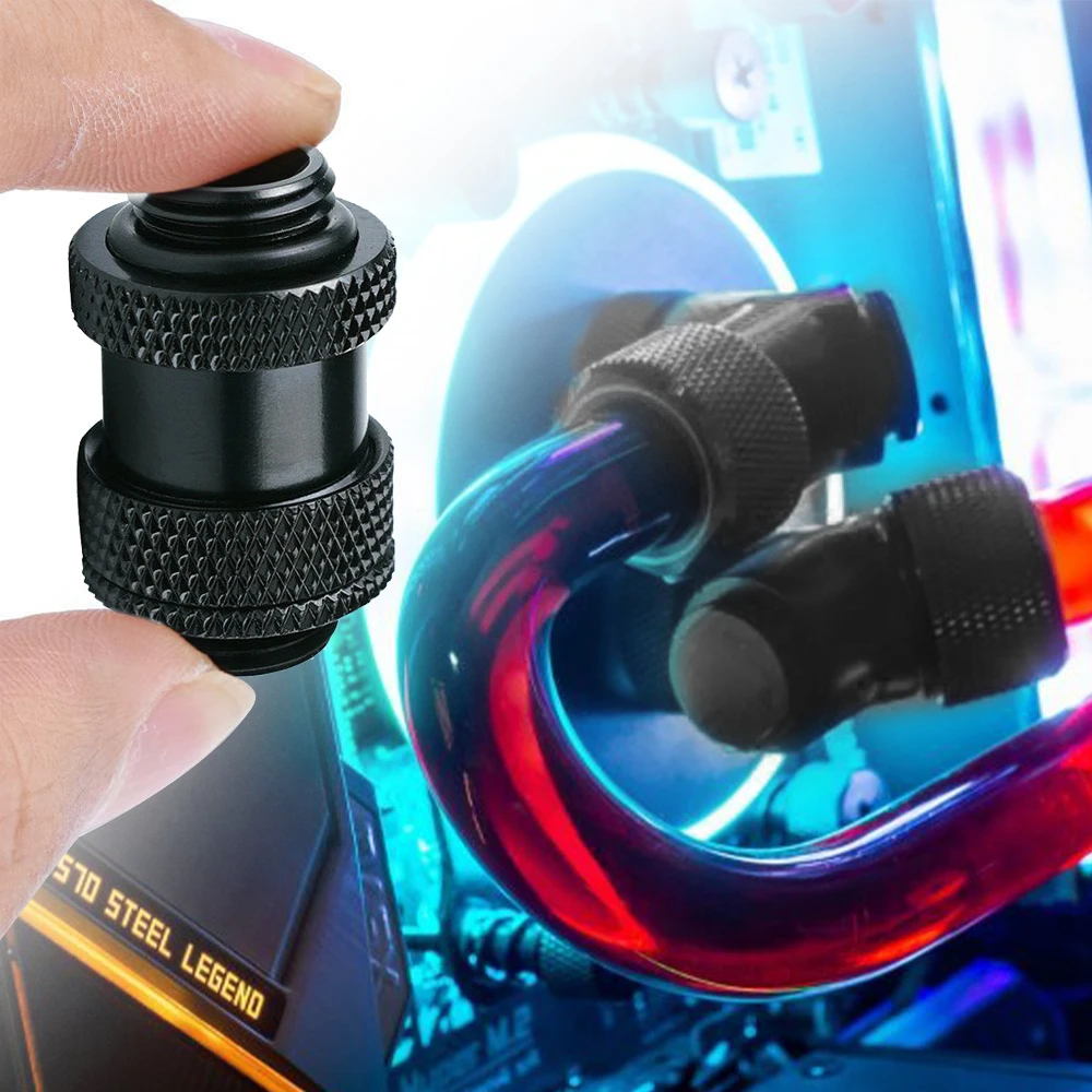 Удлинитель водяного кулера 22-31 мм двойной резьбовой переходник G1/4 Штекерный