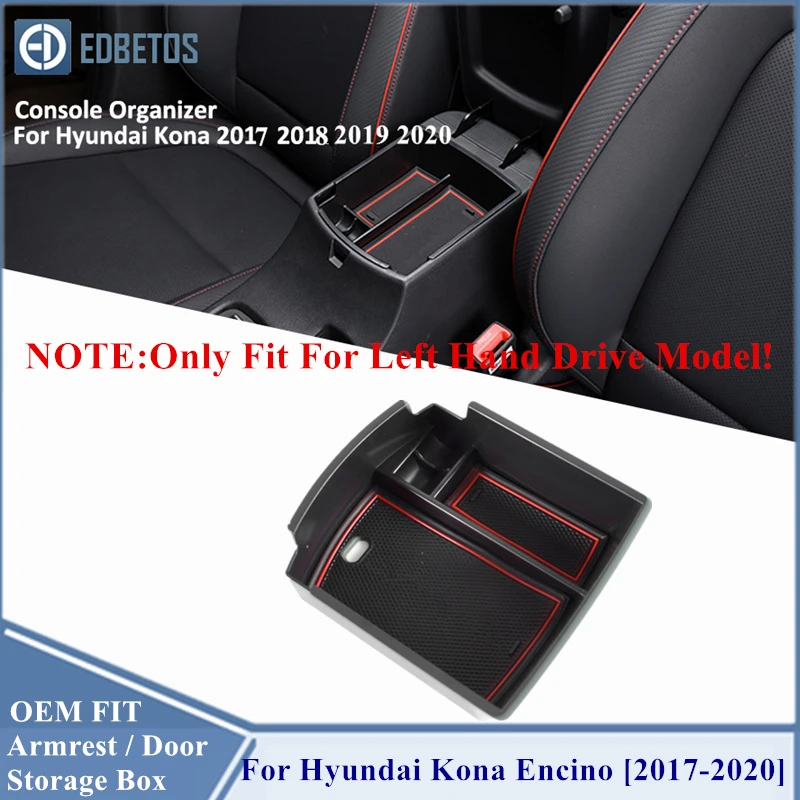 Органайзер для центральной консоли лоток Hyundai Kona Encino 2017 2018 2019 2020 аксессуары центр