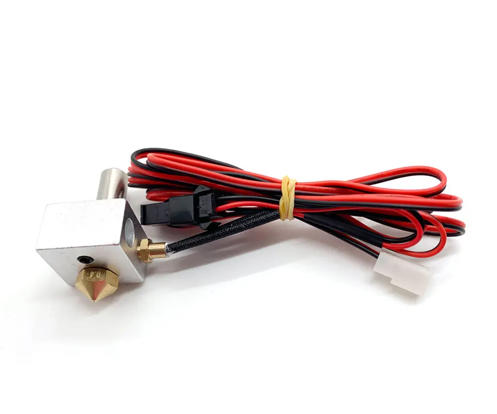 MK10 принтер части Hotend Комплект 0. 4 мм медное сопло M7 резьба Heatbreak с PTFE тефлон+ термопары крепежные винты NTC100K3950