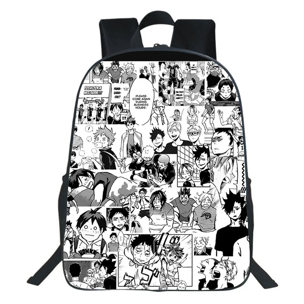 

Haikyuu Anime Karasuno Women Backpack Kawaii Pink School Bags Nylon Bookbag Cartoon Travel Bagpack Small School Rugzak Mochilas