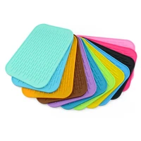 silicone anti scald insulation pot pad non slip coaster multifunctional drain placemats for tableware