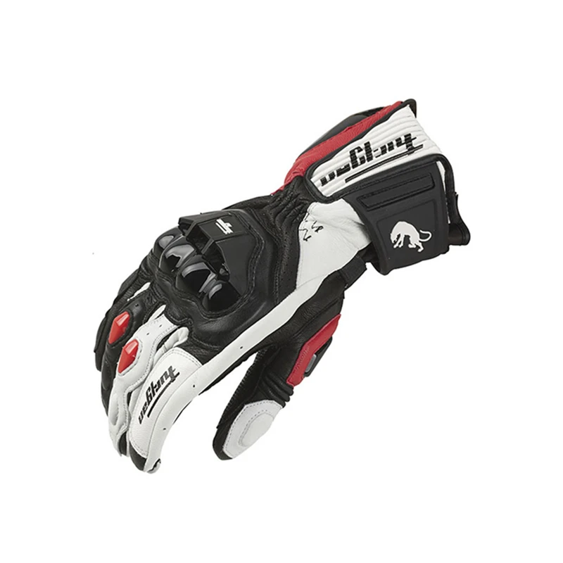 Высокое качество Мужские перчатки из натуральной кожи мужские luva мото AFS6 AFS10 AFS18