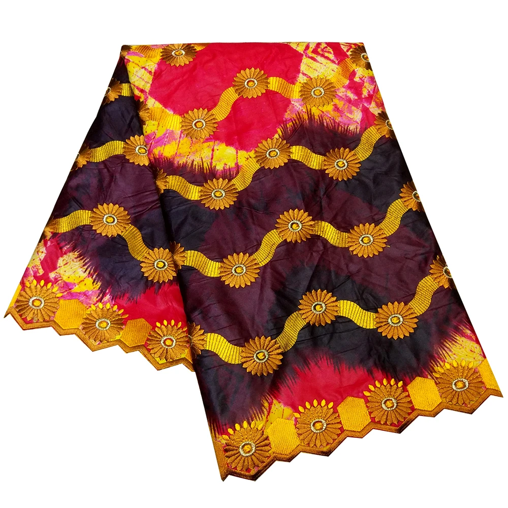 2019 New Arrival African Bazin Riche Embroidery Women DIY Getzner Fabrics
