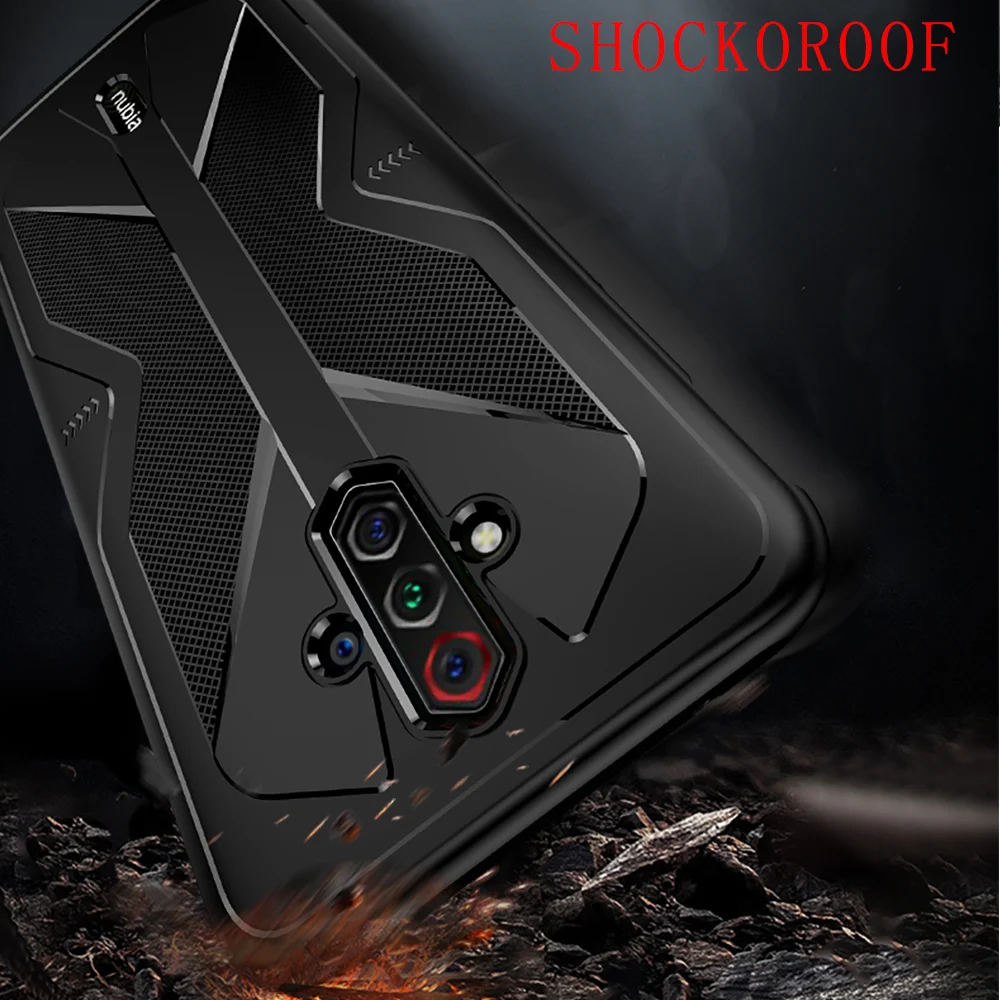 

Capa for Nubia Play 5G Case for ZTE Nubia Play 5G Mobile Phone Carbon Fiber Texture Soft TPU Shockproof Protective Back Case
