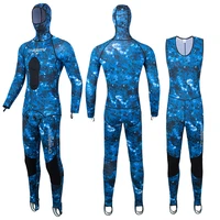 2pcs quick drying sui spearfishing suit with chest pad jump hunting diving suit for 0 5mm surfing snorkel diving wetsuit