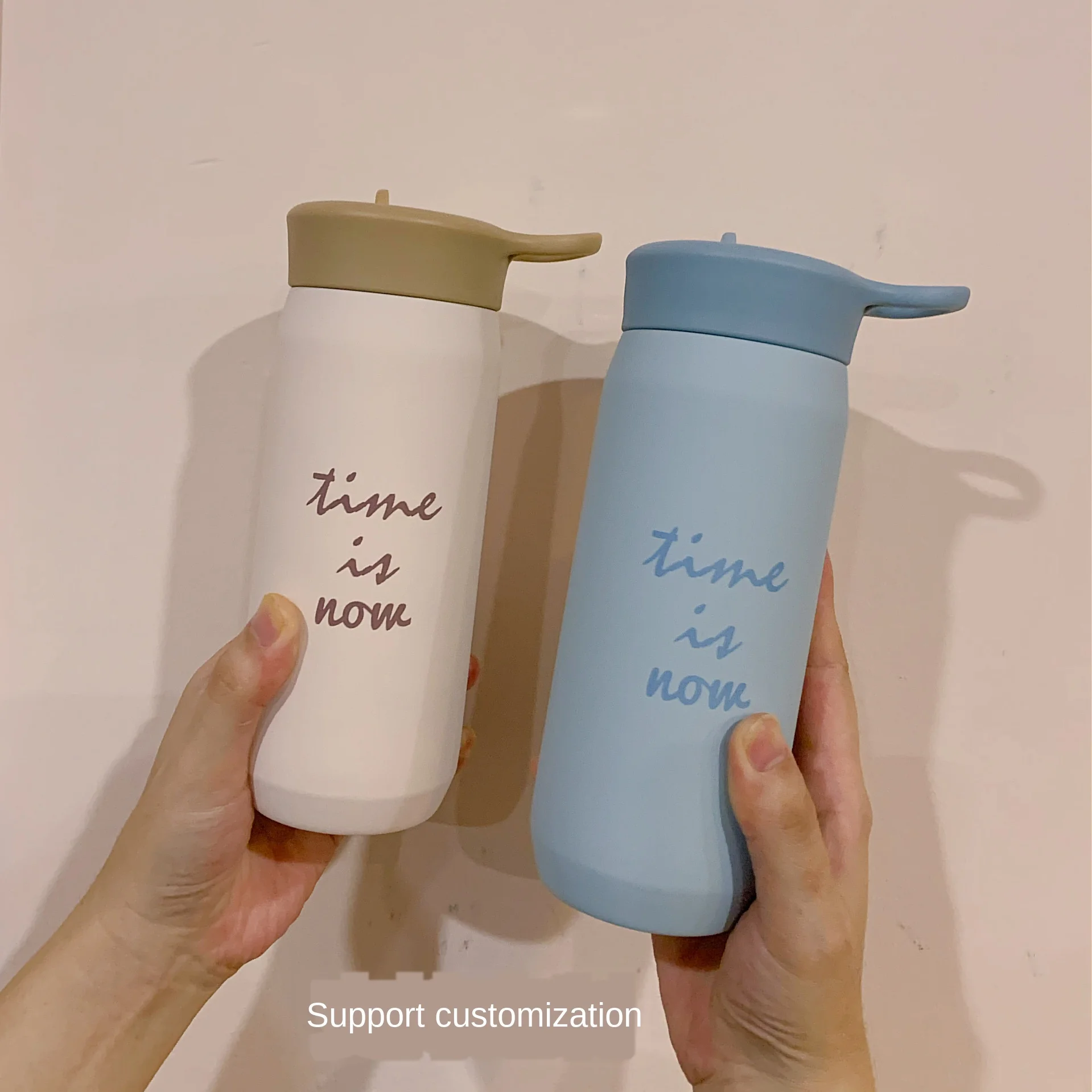 Японский модный соломенный термос чашка для мужчин и женщин спортивная воды