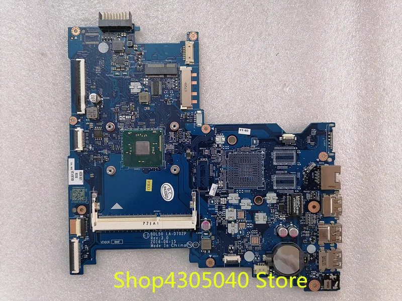 Новинка 854944 501 материнская плата для ноутбука HP 15 AY 250 G5 с процессором N3060 001 601