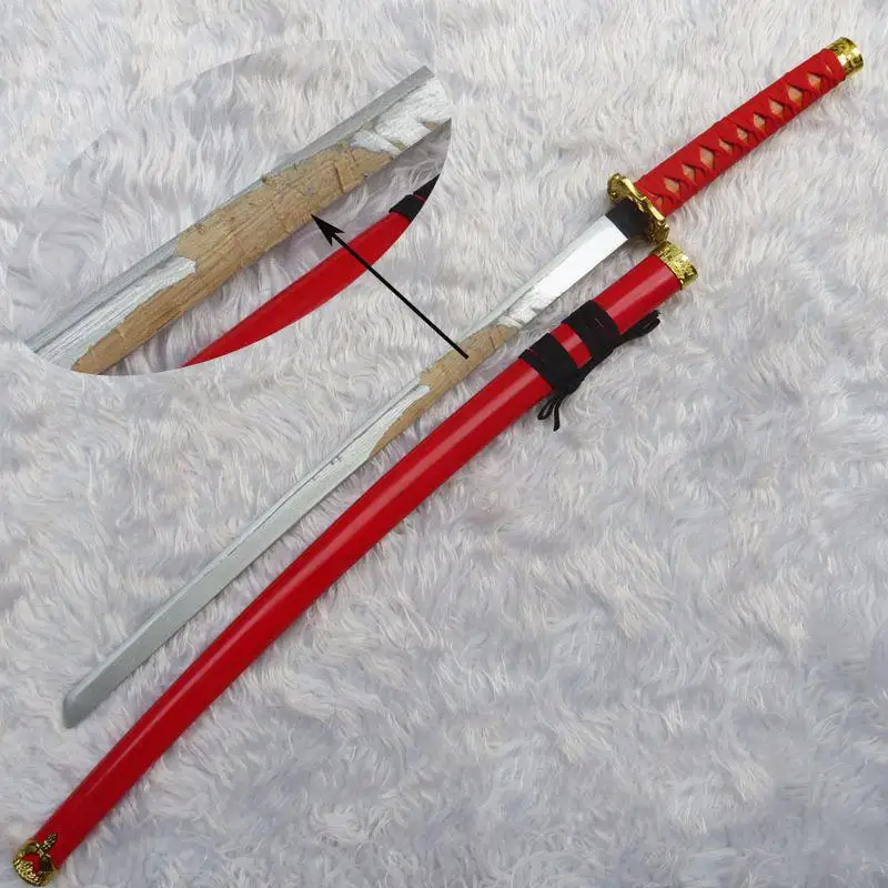 Деревянный меч косплей игрушки для мальчиков подарок анимация окружение черный