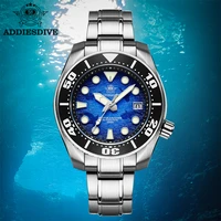 addiesdive diver watch men nh35 automatic mechanical self winding wristwatch bgw9 sapphire crystal luminous dial 200m waterproof